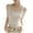 Beige, variant on Tank Tops for Women under $5 Sleeveless Square Collar Casual Solid Color Summer Blouse Tank Beige L
