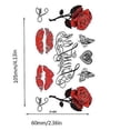 thumbnail image 3 of Waterproof Tattoo Stickers English Alphabet Symbol Flower Tattoo Sticker - Temporary Tattoo, 3 of 5