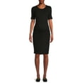 thumbnail image 4 of Time and Tru Women’s Maternity Ruched Dress, 4 of 6