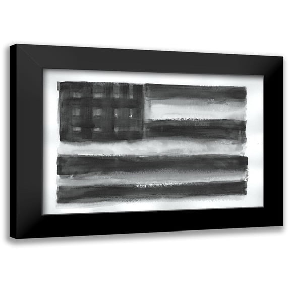 Shamp, Cindy 18x13 Black Modern Framed Museum Art Print Titled - Big Flag I