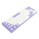 thumbnail image 5 of Teclado 65%, 68 Teclas Teclado Mecánnico para Juegos Con Cable 65% Mini Teclado Mecánnico Intercambible en Caliente Retroiluminaciódón Dinámica Rojo Teclado Mecánnico, 5 of 7