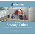 Whitmor Storage Cubes Stackable Interlocking Wire Shelves Set of 6