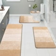 thumbnail image 6 of Ileading Traditional 4 Piece Microfiber Washable Bathroom Rug Set, 6 of 10