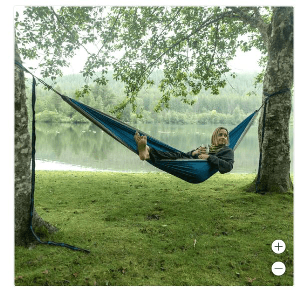 Cascade Mountain Tech 2 Person Travel Hammock Outdoor Camping