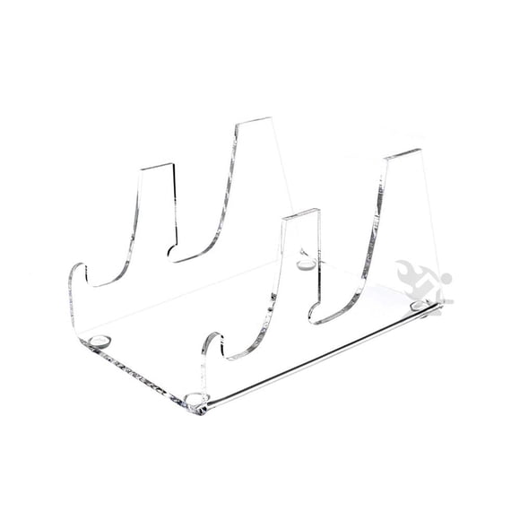 OnFireGuy 2 Plate Dinnerware Display Stand for Kitchenware Plates Platters China Place Setting Holder