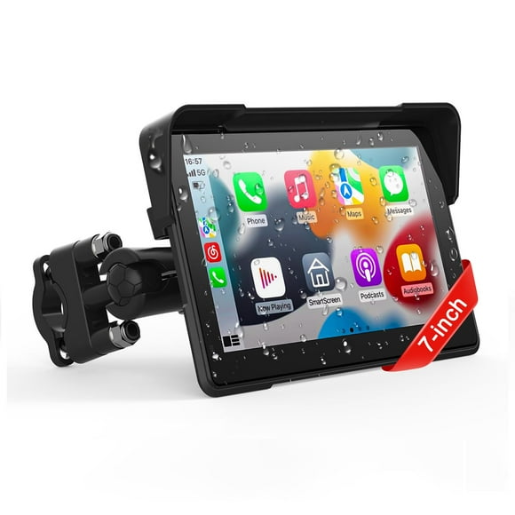 GPS para motocicleta fuyuadas de 7" con Apple CarPlay inalámbrico IP69K