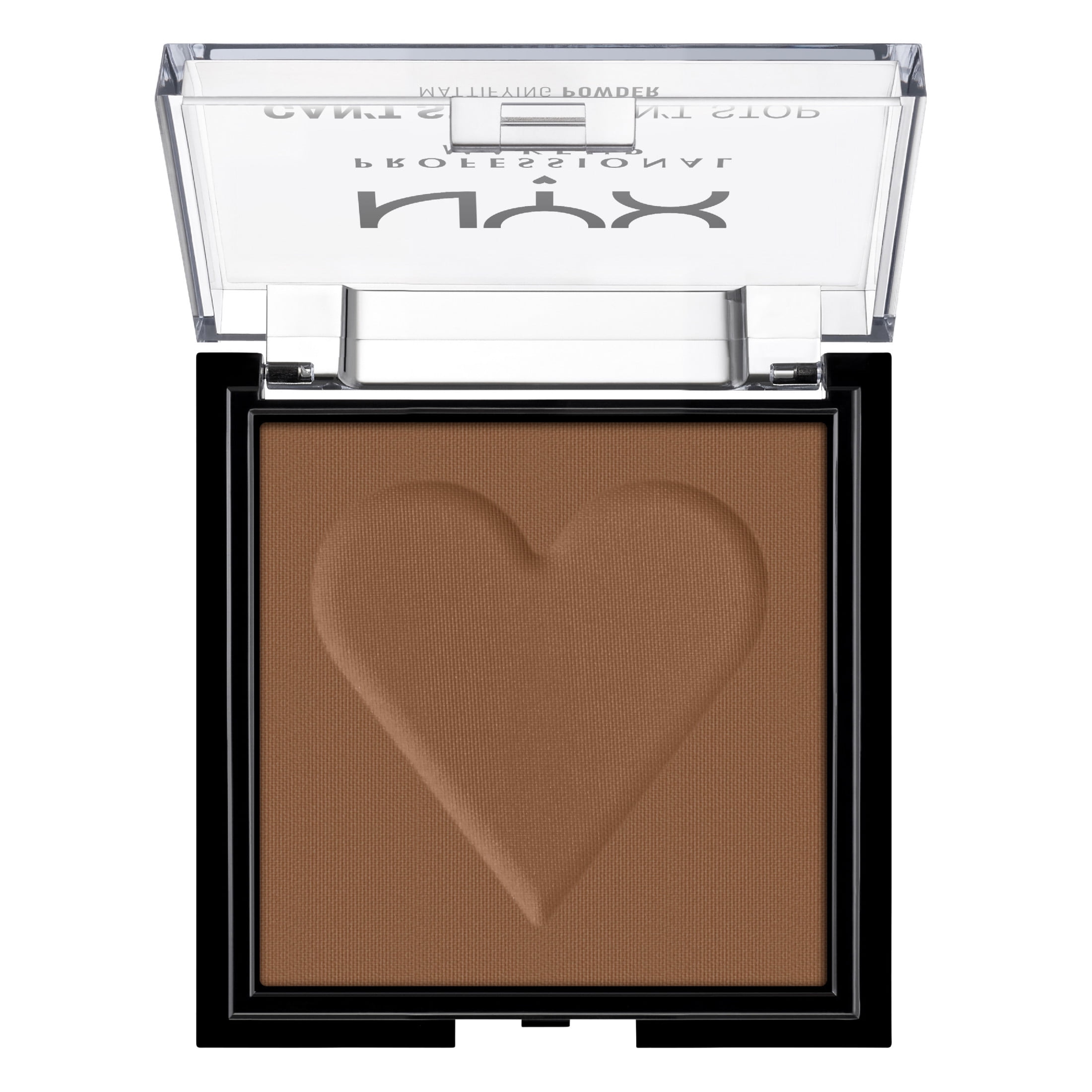 NYX Professional Makeup Can't Stop Won't Stop Mattifying Pressed Powder, Deep, 0.21 oz.