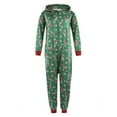 thumbnail image 2 of Viworld Christmas Family Matching Hoodie Pajamas Romper One Piece Jumpsuit Zipper Pjs, 2 of 6