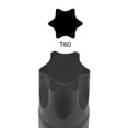 thumbnail image 3 of Unique Bargains T60 Impact Torx Bit Socket, 1/4' Square Drive 35mm Length CR-MO Metric Sizes, 3 of 5