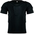 thumbnail image 3 of Camisas acolchadas Camiseta protectora de compresión de manga corta Equipo de protección juvenil Fútbol Béisbol Hockey Namotu CZYD-HQ34-4, 3 of 3
