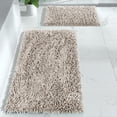 thumbnail image 1 of Juego de alfombras de baño Yimobra Luxury Shaggy extra gruesas de 2 piezas, 1 of 9