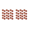 thumbnail image 3 of Monstrate 50 piezas botón de Hallow portátil Color sólido elegante DIY viento abrigo suéter chaqueta costura tejido sujetador café rojo 2Conjunto, 3 of 6