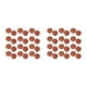 thumbnail image 1 of Advancent 50 piezas botón hueco Color sólido decorativo DIY reemplazo viento abrigo chaqueta camisa tejido sujetador Snap café rojo 2Conjunto, 1 of 6