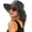 Dark Grey, variant on Minzimin Womens Sun Hat with Ponytail Hole Beach Hiking Summer Wide Brim UPF 80 Outdoor Protection Foldable Bucket Hat
