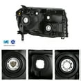 thumbnail image 2 of AKKON - Fits 2012 2013 2014 2015 Honda Pilot [Halogen Type] Chrome Headlights Pair Driver Left+Passenger Right Replacement, 2 of 6