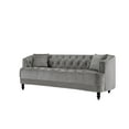 thumbnail image 3 of Chic Home Holly Sofa, Grey Velvet, 3 of 3