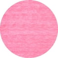 thumbnail image 1 of Ahgly Company Indoor Round Abstract Pink Contemporary Area Rugs, 8' Round, 1 of 4