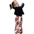 thumbnail image 5 of Daisy Del Sol Little Girls Boho Bell Bottom Stretch Legging Flared Soft Yoga Pants Toddler Childrens Kids 2T-5T, 5 of 7