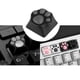 thumbnail image 1 of de juego das ABS Almohadils hechas a Maquinaria de silicona en pata Negro gris Macarena Teclas de teclado, 1 of 8