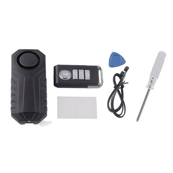 Cadorn 113dB Wireless Motorcycle Bike Security Alarm with Remote Control – Vibration Sensing Anti-Theft Device for Motorcycles, Bikes & Scooters