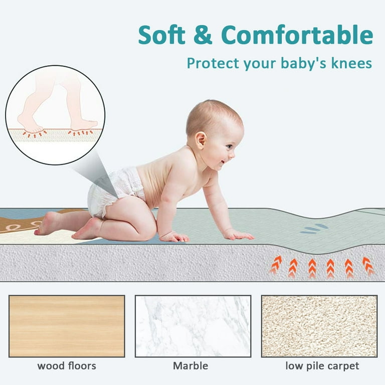 Park&London Baby Play Mat,Large Waterproof Foam Foldable Baby