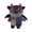 Black, variant on Plush Stuffed Animal Soft Doll with Devil Horns Wings Cute Cartoon Character Design for Home Decor Gift