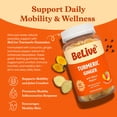 thumbnail image 4 of BeLive Turmeric Gummies - Curcumin with Black Pepper & Ginger Extract - 500 mg of Turmeric and Ginger Supplement for Immune Support, Healthy Skin, and Mobility - Tropical Flavor | 60 Count, 4 of 10