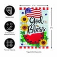 thumbnail image 5 of Evergreen Applique Garden Flag - God Bless Patriotic, 12.5 x 18 inch Double Sided, 5 of 8