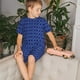 thumbnail image 4 of Balery Blue Lantern Shapes Conjunto de Pijama Infantil de Manga Corta con Estampado – Ropa de Dormir de Algodón Suave-4X-Large, 4 of 6
