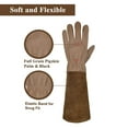 thumbnail image 6 of HANDLANDY Rose Gloves for Men & Women, Long Leather Gardening Gloves Thorn Proof, Best Garden Gifts & Tools for Gardener, 6 of 8
