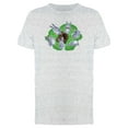 thumbnail image 1 of Funny Worried Rabbits Cartoon T-Shirt Men -Image by Shutterstock, Male Large, 1 of 2