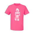 thumbnail image 2 of Sexy Tattooed Marilyn Monroe Pop Culture Men's Graphic T-Shirt, Neon Pink, Large, 2 of 3