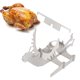 thumbnail image 4 of 1 PCS BBQ Chicken Rack-Portable Stainless Steel Grill Holder with Beer Holder for Camping and Famil, 4 of 5