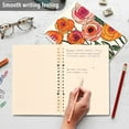 thumbnail image 4 of FORMRS 1-Subject Spiral Notebook 8" x 5" College Ruled 60 Refillable Sheet A5 Hard Cover, 2 Pack, Hand Drawn Floral, 4 of 7