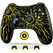 Switch Controller, Wireless Switch Controller Compatible with Switch Controller/Switch Lite/OLED, QQV Wireless Switch Controllers Work with iOS/Android/PC with LED Light, Programmable, TURBO & Wakeup