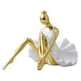 thumbnail image 1 of Estatuas de resina de bailarina, figuras, estatuillas, regalos de recuerdo modernos, bailarina de ballet EstiloD20x13.5x14.5cm, 1 of 9