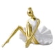 thumbnail image 1 of Estatuas de resina de bailarinas, figuras, colección de estatuillas, centros de mesa para niñas EstiloD20x13.5x14.5cm, 1 of 9