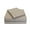 Tan, variant on Solid 300-Thread Count Cotton Percale Deep Pocket Sheet Set by Blue Nile Mills, King, Gray