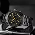 thumbnail image 3 of Reloj Para Hombre Lige Sports LG89137F Reloj De Cuarzo Impermeable Negro, 3 of 8
