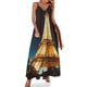thumbnail image 1 of Vestido sin mangas con consolador de la Torre Eiffel, vestidos elegantes para mujer, vestidos de noche para mujer, 1 of 7