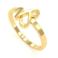 thumbnail image 5 of Capricorn Zodiac Sign Ring In Solid 14k Yellow Gold, 5 of 6