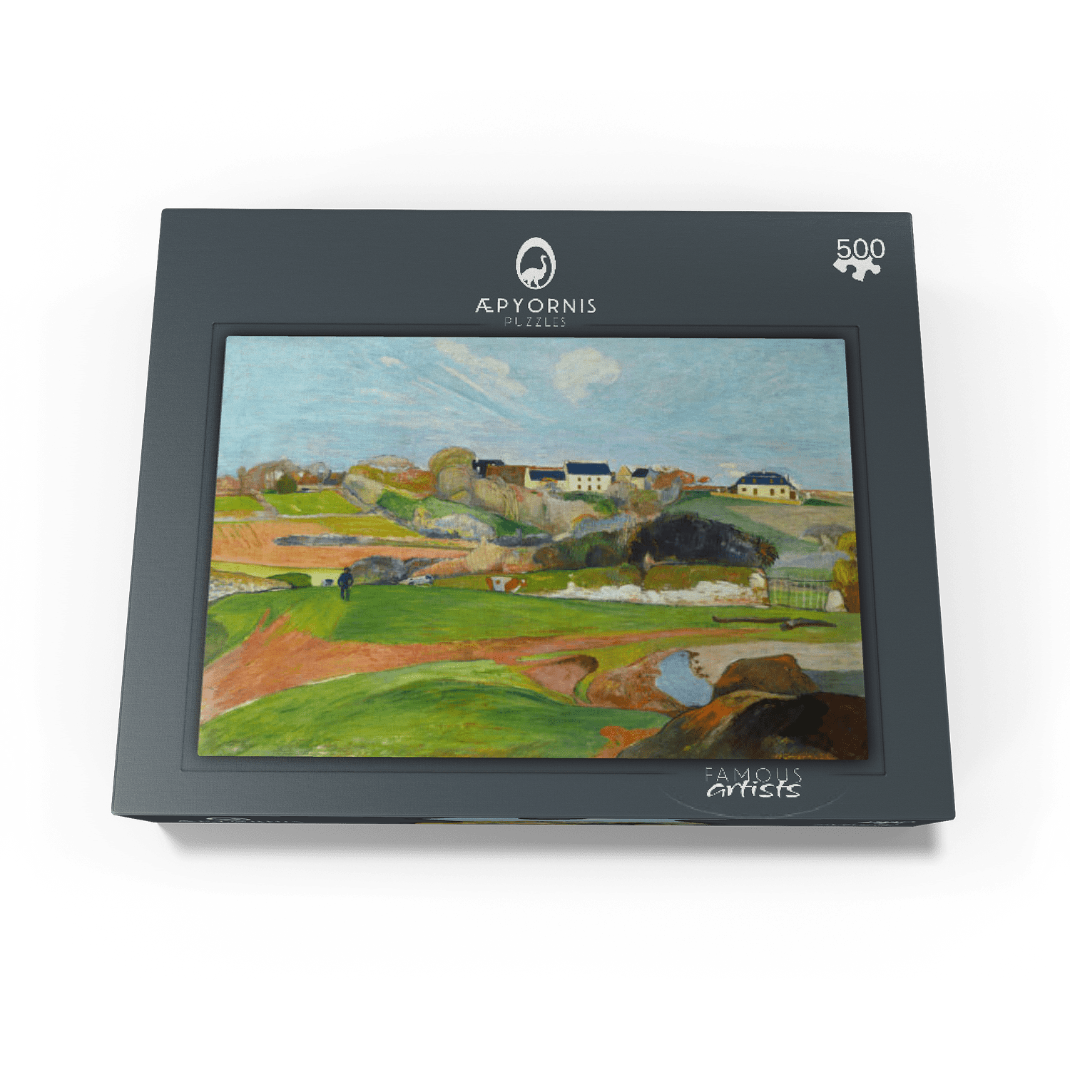 MyPuzzle - Landscape At Le Pouldu 1890 By Paul Gauguin - Premium 500 Piece Jigsaw Puzzle for Adults