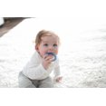 thumbnail image 3 of Dr. Brown's Flexees Beaded Teether Rings, 100% Silicone, Soft Easy to Hold, Encourages Self-Soothing, Blue/Black/Light Blue, BPA-Free, 3 of 8