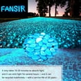 thumbnail image 4 of JTWEEN 50Pcs Glow In The Dark Pebbles, Resin Glow Stones Non-Toxic Environmentally Luminous Pebbles Non-Radioactive for Walkways, Fish Tank, Aquarium, Garden Decorative, 4 of 8