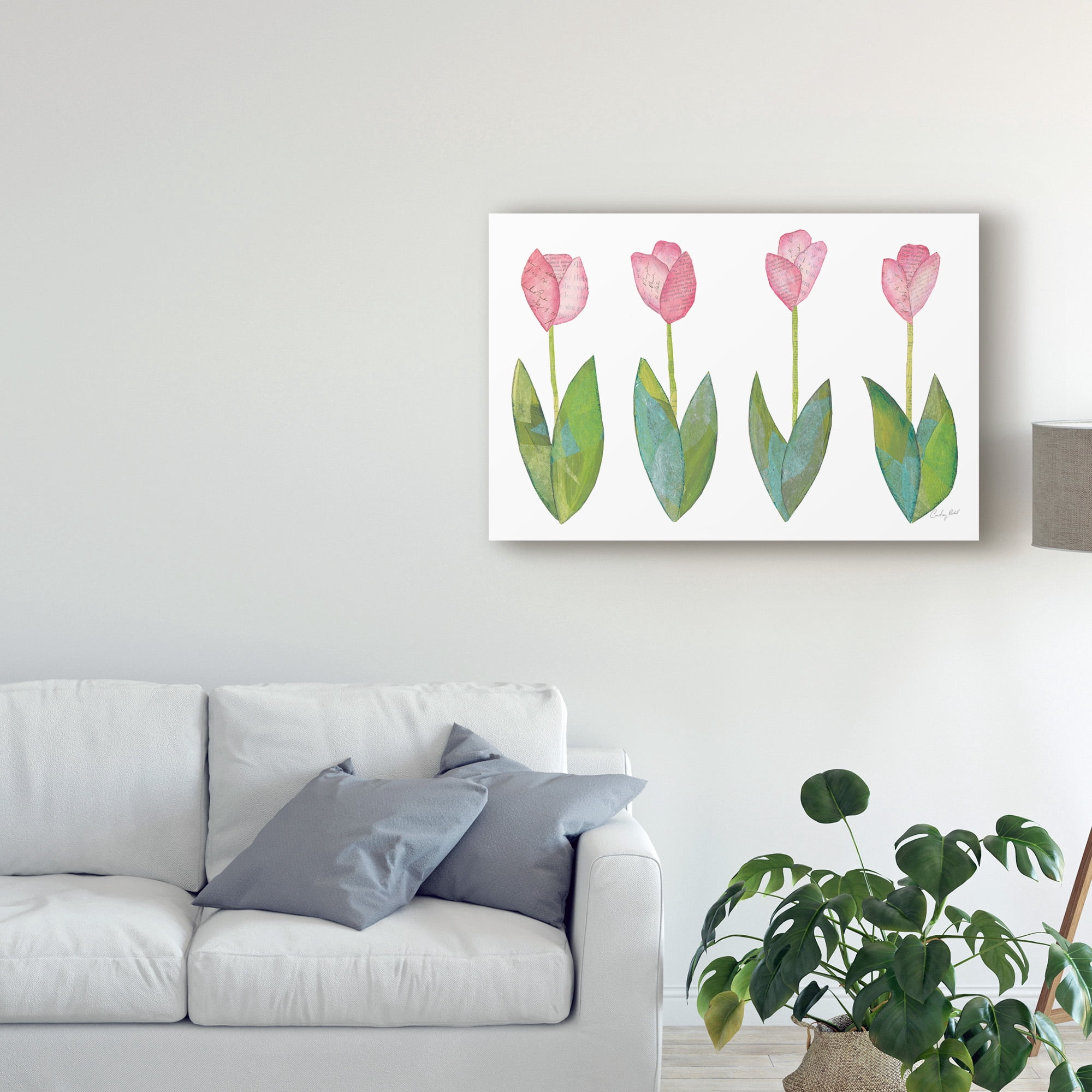 Trademark Fine Art 'Spring Has Sprung VIII' Canvas Art by Courtney Prahl