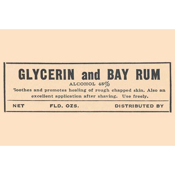 Glycerin and Bay Rum-Fine Art Canvas Print (20" x 30")