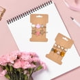thumbnail image 1 of unbranded 200Pcs Light Brown Bow Display Holder Paper Cards for Organizing Hair Clips and Jewelry, 1 of 8