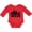 Red, variant on Inktastic Houston Skyline Grunge Boys or Girls Long Sleeve Baby Bodysuit