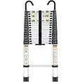 thumbnail image 2 of Telescopic Ladder  Aluminum Telescoping Ladder with Stable Hook and  Feet   Portable Extension Ladder for Household and Outdoor Working  Capacity, 2 of 5