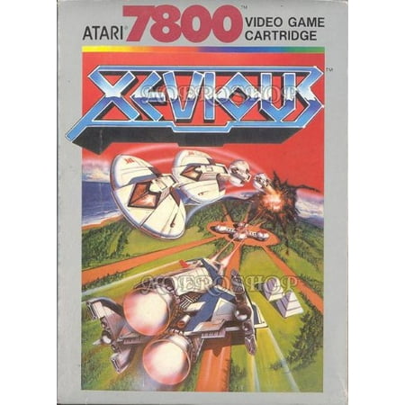 Xevious, Xevious-Atari 7800 Series-Video Game By Atari